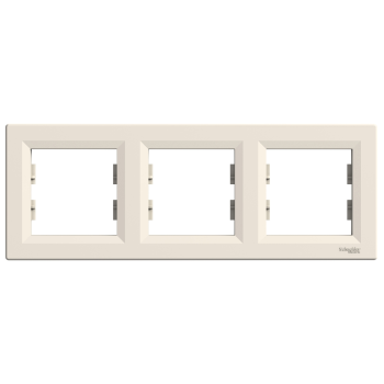 horizontal 3-gang frame