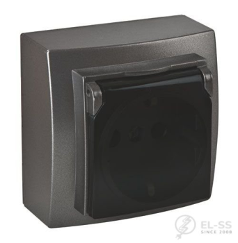 Earthed Socket Outlet with Lid