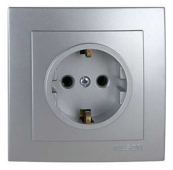 single socket outlet with side earth