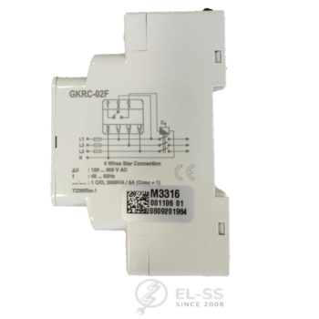 GKRC-02F, Entes Voltage Monitoring Relay, 3 phase