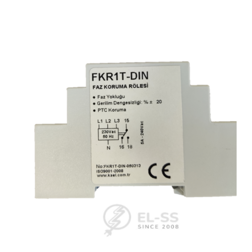FKR1T-DIN /ფაზური დაცვის რელე, 3ფაზა