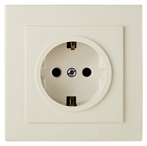 single socket outlet with side earth
